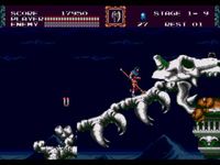 une photo d'Ã©cran de Castlevania - The New Generation sur Sega Megadrive